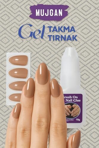 Yumuşak Jel Tırnak. Uçları Önceden Uygulanmış Baz Kat ve Uç Astarı Önceden Hazırlanmış Sahte Tırnaklar Tırnak Sanatı. Ekstra Tırnak Yapıştırıcı.