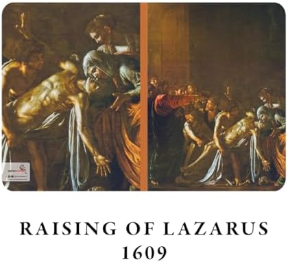 Saint Series I - A5, Caravaggio 4'lü Defter Seti III, Çizgisiz, Toplam 256 Sayfa, Her biri 64 Sayfa, Tel Dikiş, Esnek Kapak, Oval Kenar, Tuval Doku, 60 gram, Sarı Krem Renk