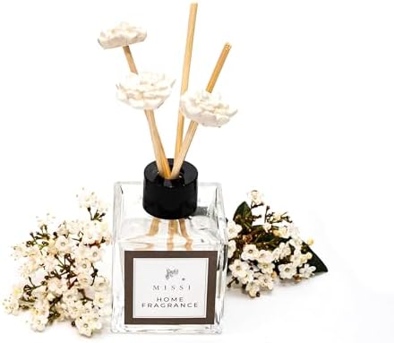 50 ml Çiçek Bambu Çubuklu White Jasmine Oda Kokusu