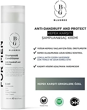 Blugree Erkeklere Özel Kepek Karşıtı Şampuan Ve Saç Kremi 250 ml