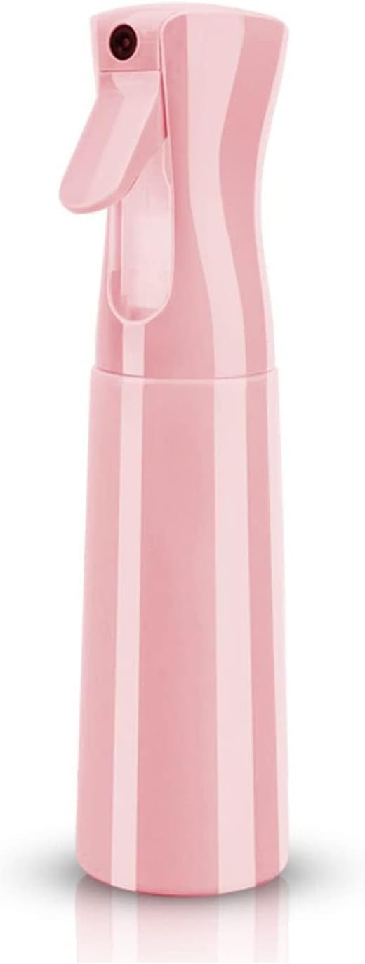 Aputue Saç Spreyi Şişesi, 300ml Sürekli Püskürtmeli, İnce Sis Basınçlı Spreyleme Pompası, Boş Plastik Yeniden Doldurulabilir Su Püskürtme Şişesi, Salon Kıvırcık Saç Temizliği, Çiçek Bahçesi ve