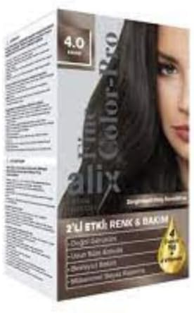 Alix Kit Saç Boyası 50 ml 4.0 Kahve