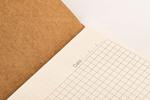 17x24 cm Bloknot 50 Yaprak, Kareli, 3'lü Paket