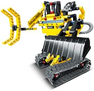 STEM 2'si 1 Arada Ekskavatör Yapım Seti, 398 Parça Eğitici Bloklar