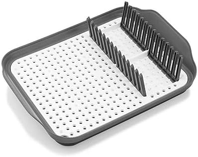 1213 Çok Amaçlı Bulaşık Tepsisi Bulaşıklık Tezgah Üstü Kurutmalık Durulama Matı Bulaşık Sepeti