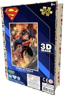 3D - Superman - 300 Parça Puzzle - Metal Kutu