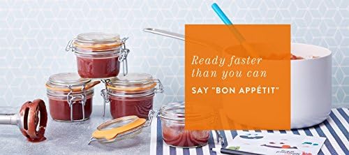 Le Parfait Super Terrines Klipsli/Contalı Cam Kavanoz 1L (4 Adet)