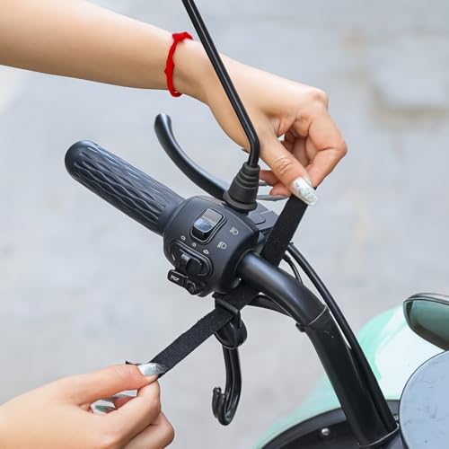 2 Adet Ayarlanabilir Cırtlı 360° Döner Askı Aparatı – Çok Amaçlı 2 Li Kanca, Kaymaz ve Dayanıklı Düzenleyici Çözüm, Ev, Araba, Bisiklet, Banyo, Mutfak, Bebek Arabası İçin