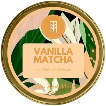 Mim and More Vanilla Matcha - Vanilya Aromalı Matcha, 25 gr