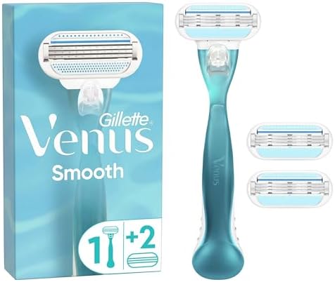 Gillette Venus Smooth Kadın Tıraş Makinesi ve 3 Adet Yedek Tıraş Bıçağı