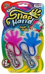 Jaru 2 Li Süper Esnek Eğlenceli Yapışkan El Hand Iki Renkli Yapışkan El 2 Li Set