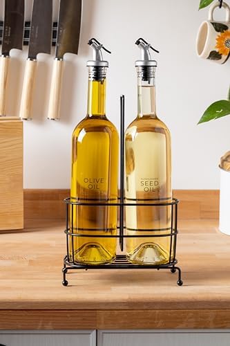 2 Li Standlı Yağlık 750Ml Siyah