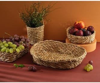 Ulu Ahşap Hasır El Örgü Battal Boy Ekmeklik