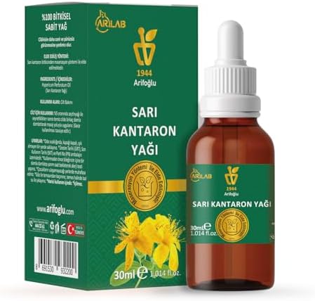 Arifoğlu Sarı Kantaron Yağı 30ml%100 Saf Yağ ARLAB Pure St John's Wort Oil 30ml