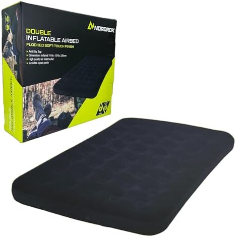75146 Double Flocked Inflatable Airbed