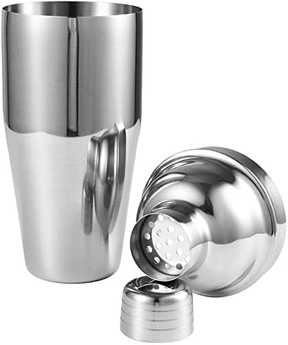 Çelik Kokteyl Shaker - Meyve Suyu Shaker - Kokteyl Karıştırıcı, 500 ml 2li paket