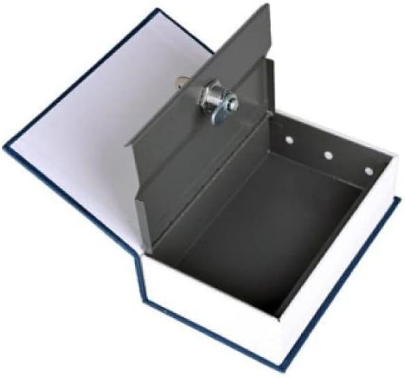 Kitap Görünümlü Kumbara Gizli Para Kasası Kitap Kumbara (Siyah, Büyük)