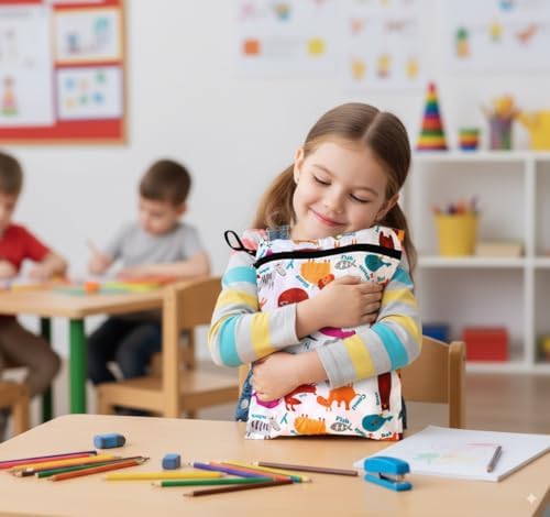 Yorni 2 Adet, 29 x 35 Cm, Jungle ve 37 x 30 Cm,Zoo Desen, Sıvı Geçirmeyen Çok Amaçlı Çanta, Ekonomik Set, Yıkanabilir