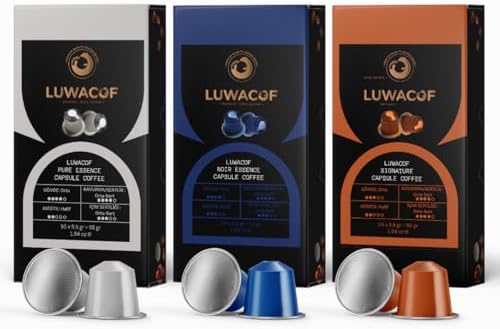 Luwacof Noir Essence Kapsül Kahve 10'lu (Nespresso Uyumlu)