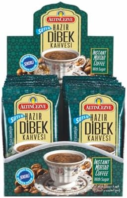 Altıncezve Hazır Dibek Kahvesi Sütlü Şekerli 20 x 10 G