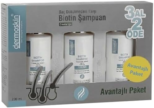 Dermoskin Biotin Şampuan 3 Al 2 Öde Kofre Erkek 1 Paket (1 x 200 ml)