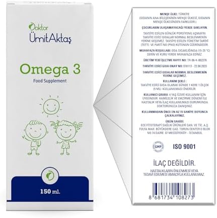 Dr. Ümit Aktaş Omega-3 Şurup