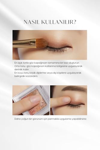 MISSHA Yumuşak Dokulu, Dökülme Yapmayan 3 Renkli Göz Farı Triple Shadow No.3 (MOCHA BEİGE)