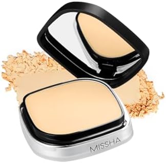 MISSHA Islak ve Kuru Kullanıma Uygun Mineral Pudra Signature Dramatic Twoway Pact No.21 Vanilla SPF 25/PA++