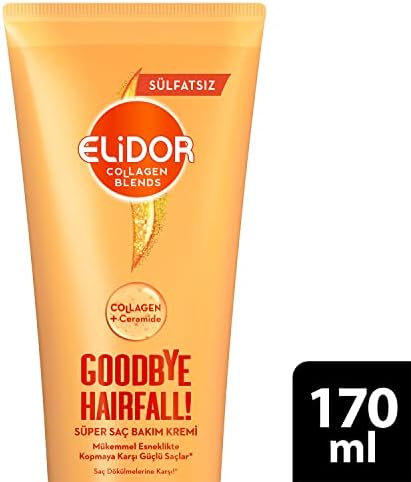 Elidor Collagen Blends Sülfatsız Süper Saç Bakım Kremi Goodbye Hairfall Saç Dökülmelerine Karşı 170 ml