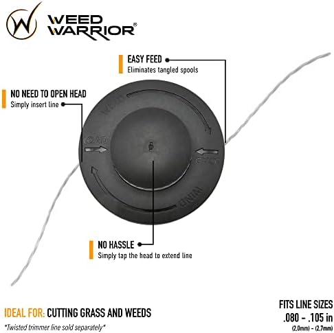 WEED WARRIOR Autowinder II Üniversal Fit Tıraş Makinesi Yedek Çırpma Başlığı