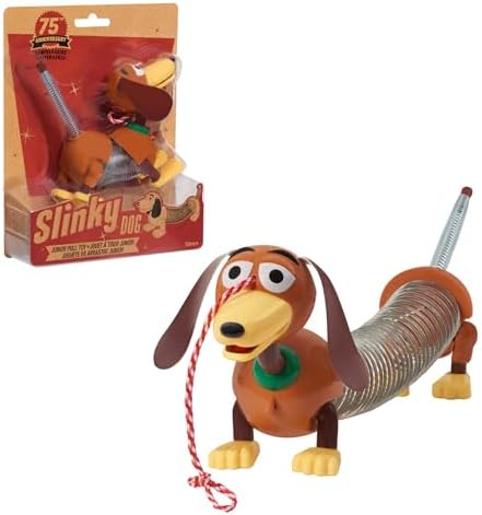 Play Retro 11 cm Slinky Dog Jr, Orijinal Klasik Yürüyüş Oyuncak,, Fidget Oyuncak, 18 Aylık Çocuk Oyuncakları