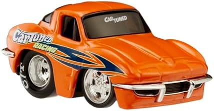 MGA Entertaintment CarTuned S3 1963 Chevy Corvette Stingray - Turuncu Pro Street Araba