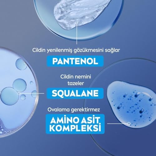 NIVEA Micellar Yenileyici Makyaj Temizleme Suyu 400 ml,Suya Dayanıklı Makyajı Çıkarır,Ovalaa Gerektirmez, Serum İçerikli,Pantenol