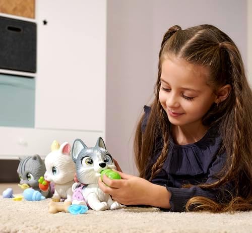 105950135, Petz, Evcil Hayvan Eğlencesi, Özel Fonksiyonlu, İçme ve Altını Islatma, 3 Adet Sürpriz ile Birlikte, 15 Cm