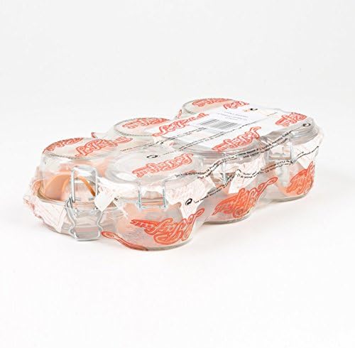 Le Parfait Super Terrines Klipsli/Contalı Cam Kavanoz 125 ml (6 Adet)