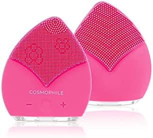 COSMOPHILE Tüm Ciltler için Yüz Temizleme ve Yaşlanma Karşıtı Masaj Cihazı - Pembe