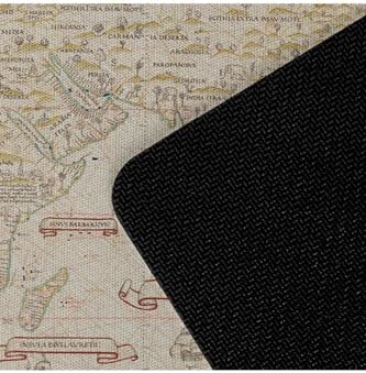 Eski Dünya Retro Haritası Tasarımlı Büyük Boy Oyuncu Mousepad - Mouse Pad - Fare Altlığı