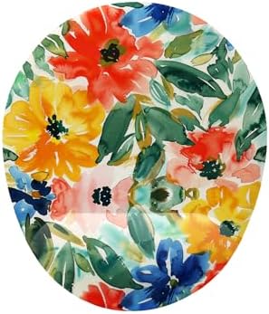 Çiçek Desenli Bilek Destekli Mouse Pad