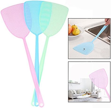 OFKPO 3 adet sinek raketi, haşere kontrolü, sinekler/sivrisinekler/böcekler için sivrisinek kazıyıcı