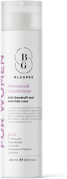 Blugree Kadınlara Özel Dökülme ve Kepek Karşıtı Şampuan ve Saç Kremi 250 ml
