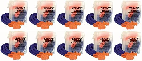 10 Adet Hem Gürültüye Hem Suya Karşı Tam Koruma Sağlayan Kulak Tıkacı Ge1425 24db EN 352-2 & CE Belgeli Yüzme İçin Kulak Tıkacı Gürültü Önleyici