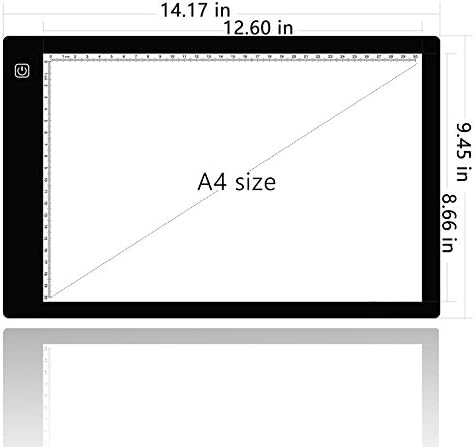 A4 Ultra-thin Portable LED Light Box Tracer USB Power Cable Dimmable Brightness LED Tracing