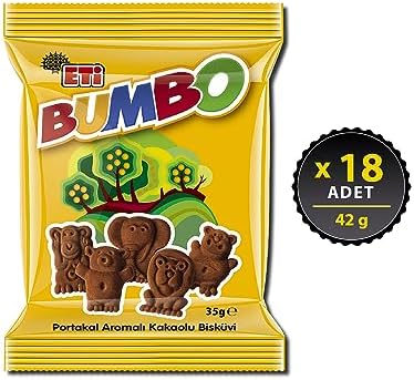 Eti Bumbo Portakal Aromalı Kakaolu Bisküvi 42 g x 24 Adet