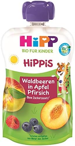 HiPP Organik Orman Meyveli Şeftalili Elma Püresi 100 gr