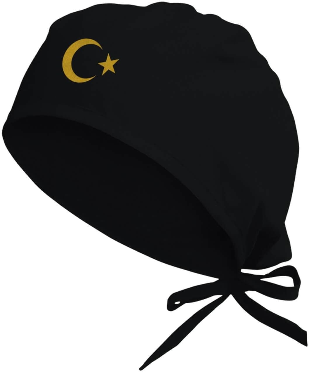 Tasarım Trend Altın Sarısı Baskılı Cerrahi Bone Siyah