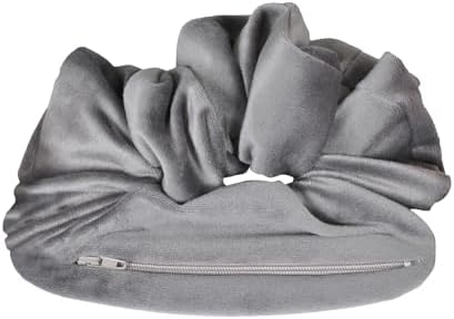 X-Perk Sporcu Saç Tokası Fermuarlı Cepli Lastikli Saç Tokası Cüzdan Saç Tokası