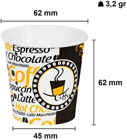 Aygün Cup 4 Oz 100 ml Karton Bardak Espresso Türk Kahvesi 300 Adet