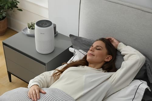 Ev Tipi Hava Temizleme Cihazı, Etkili Filtreleme, 25 Db Düşük Ses, Daha, İyi Uyku İçin, Koku Süngeri, 7W, Ekonomik, 3 Üfleme Hızı, Ofis Için, Core Mini, Beyaz