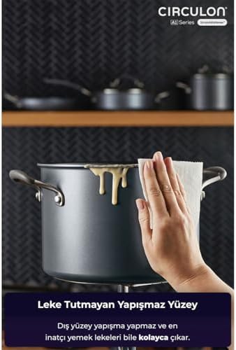 24X13,5 CM CAM KAPAKLI TENCERE