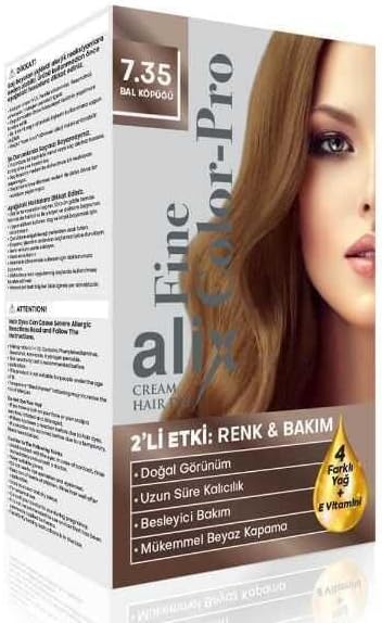 Alix Kit Saç Boyası 50 ml 7.35 Bal Köpüğü